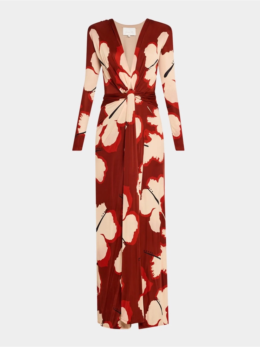 ISO JOHANNA ORTIZ Coral Marino Jersey Maxi Dress
